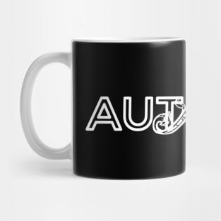 Autastic Outline Logo Tee Mug